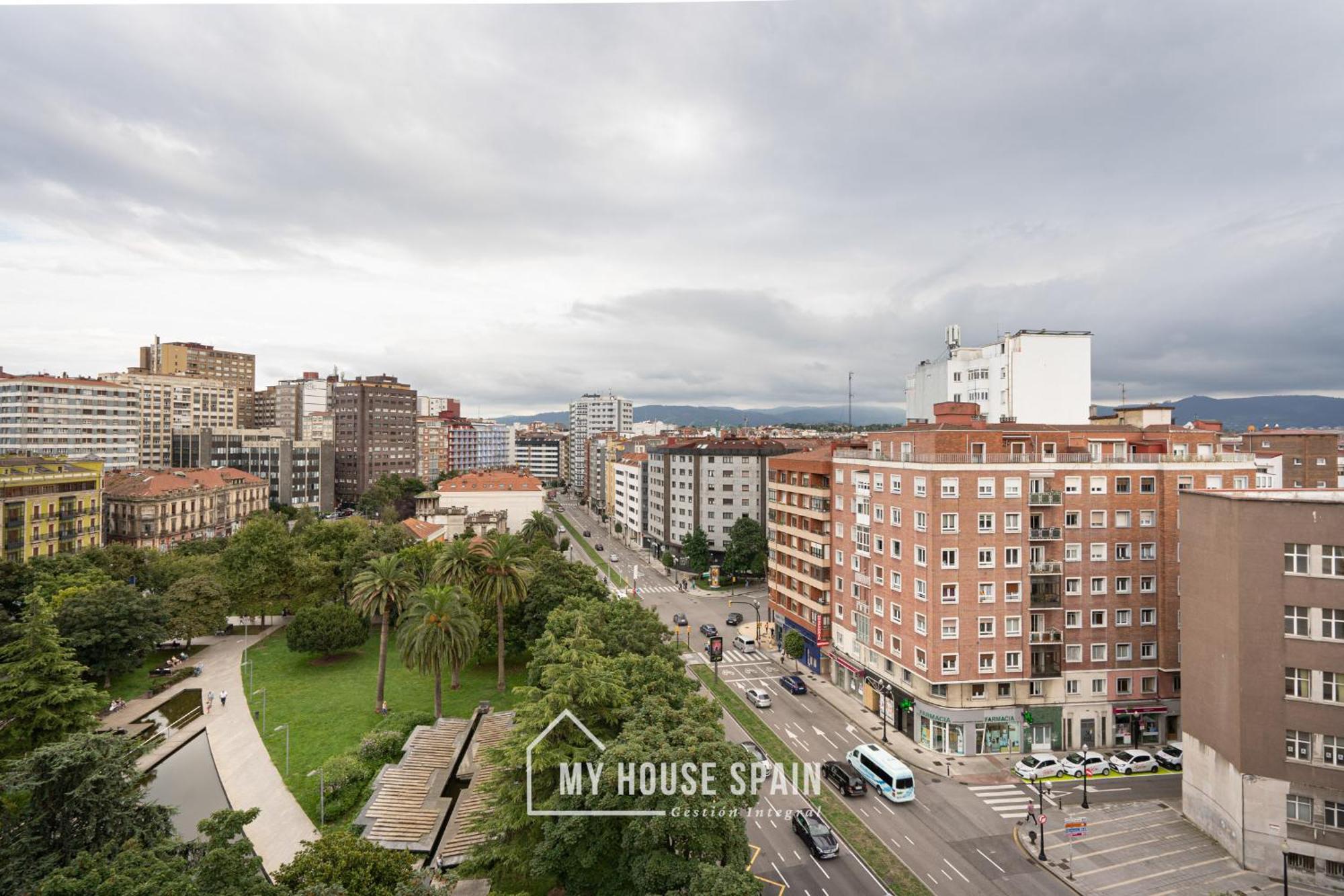 Myhousespain - Amplio Apartamento Con Vistas En Pleno Centro Gijon Bagian luar foto